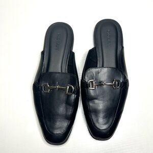 Old Navy Black Mule Loafers